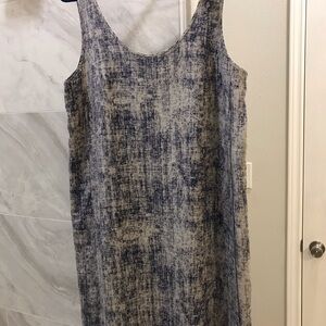 Babaton (by Aritzia) 100% silk midi shift dress.   Fabric: 100% Silk — lightweig